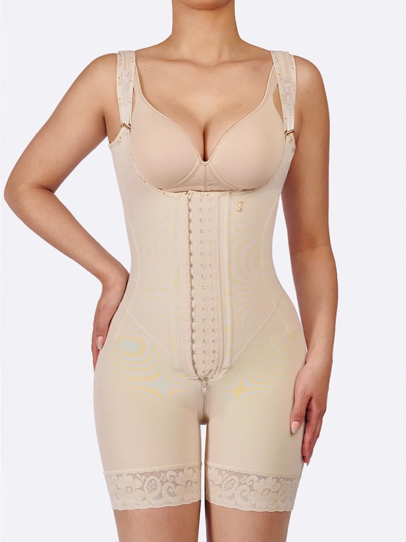 Bodysculpt High-Compression Full-Body Shaper In Nude/Beige